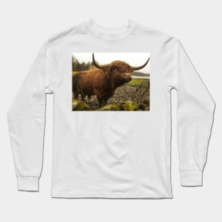 Scottish Highland Cattle Bull 2144 Long Sleeve T-Shirt